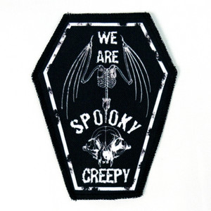 We Are Spooky Creepy 6.75x3.5" Coffin Patch