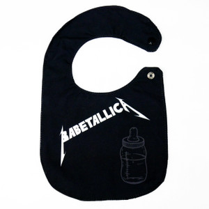 Metallica - Babetallica Font Baby Bib