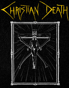 Christian Death - Crucifix 9x10" Backpatch