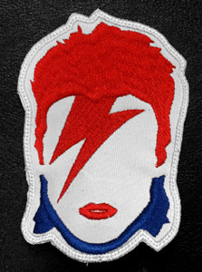 David Bowie Ziggy Stardust 2x3" Embroidered Patch