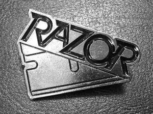 Razor - Logo 2.5" Metal Badge Pin