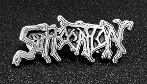 Suffocation - Logo 3" Metal Badge Pin