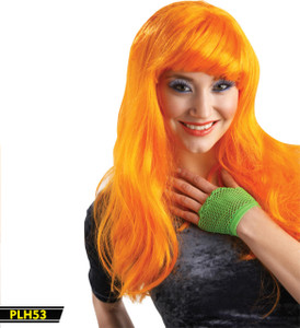 Orange Long Wig