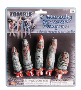 Zombie Plastic Finger Set