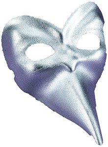 Plague Doctor Mask Silver