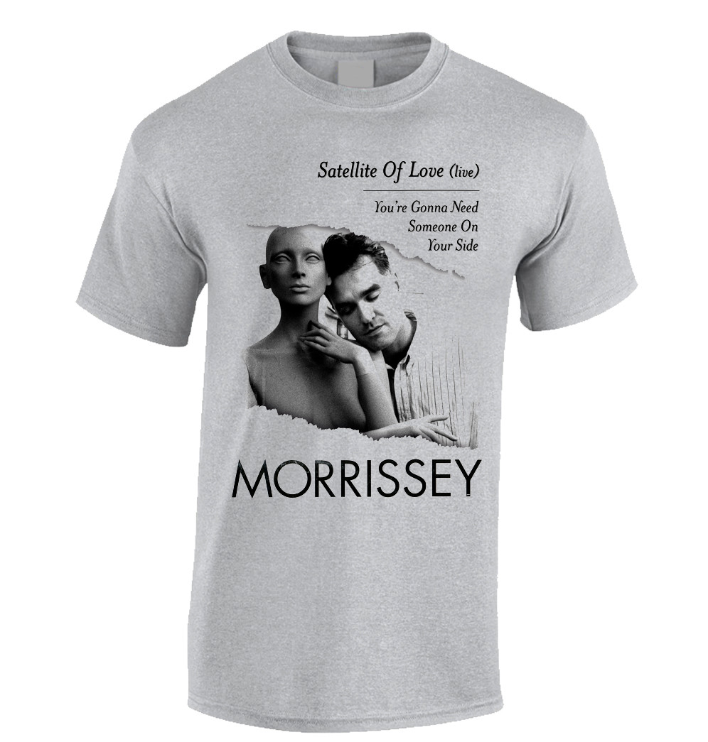 Morrissey - Satellite of Love Grey T-Shirt