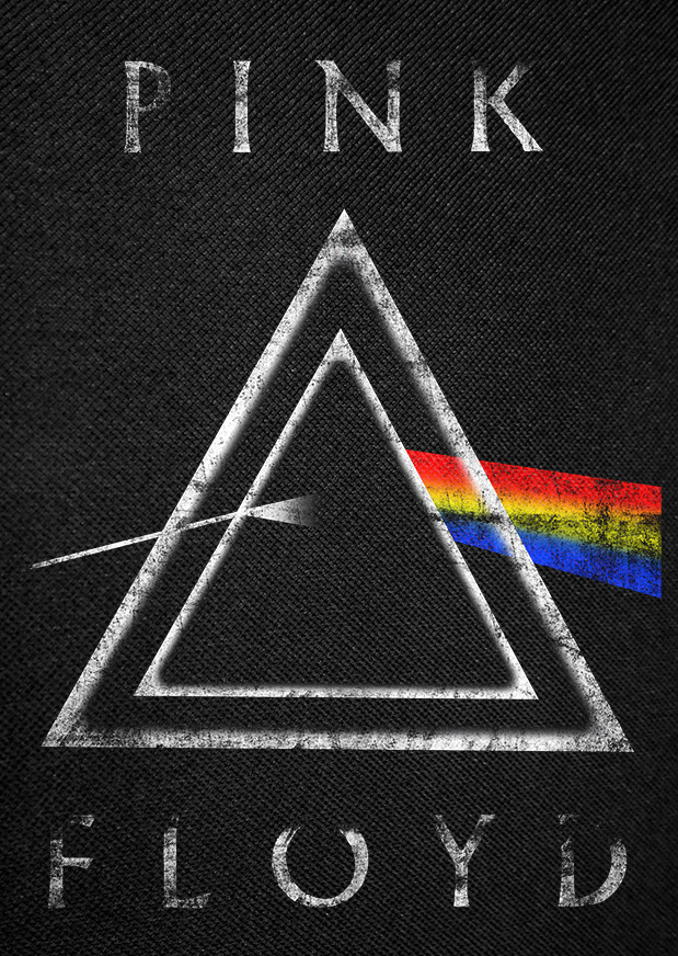 Pink Floyd Dark Side of the Moon Printed Patch 4 x 4