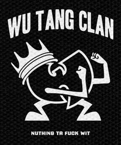 Wu Tang Clan Nuthing Ta Fuck Wit 3.75x4.5" Printed Patch