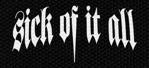 Sick of It All Logo 6x2.5" Printed Patch