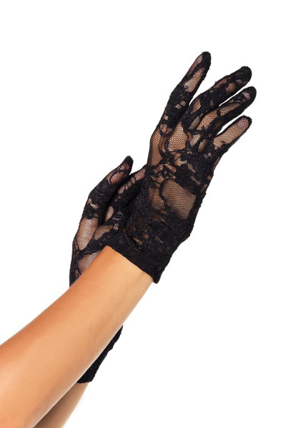 Wrist Length Lace Gloves