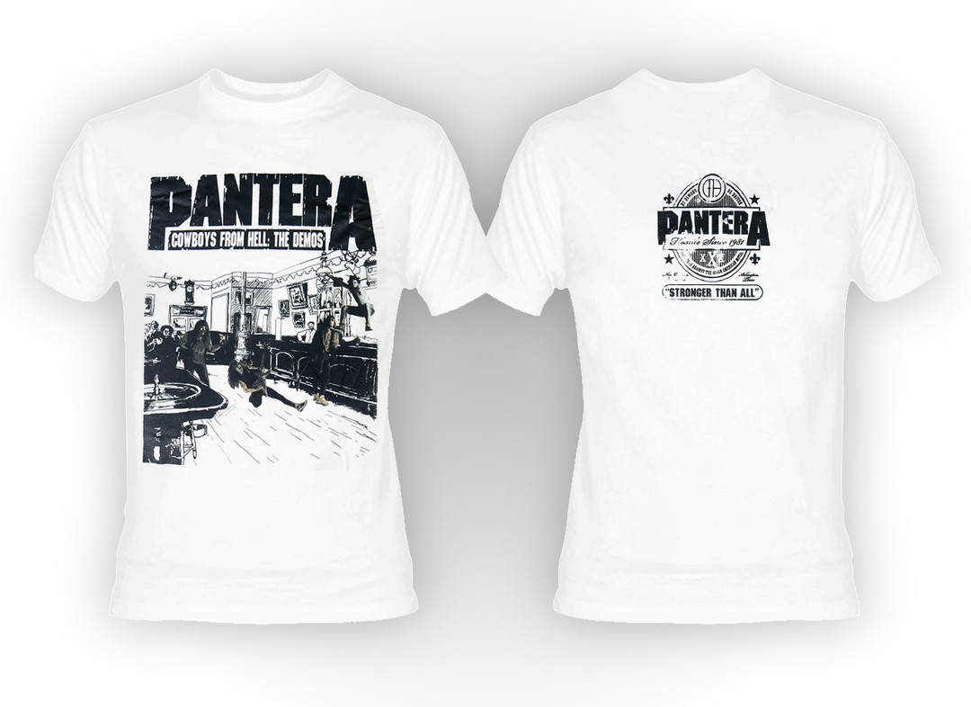 Pantera - Cowboys From Hell Demos White T-Shirt