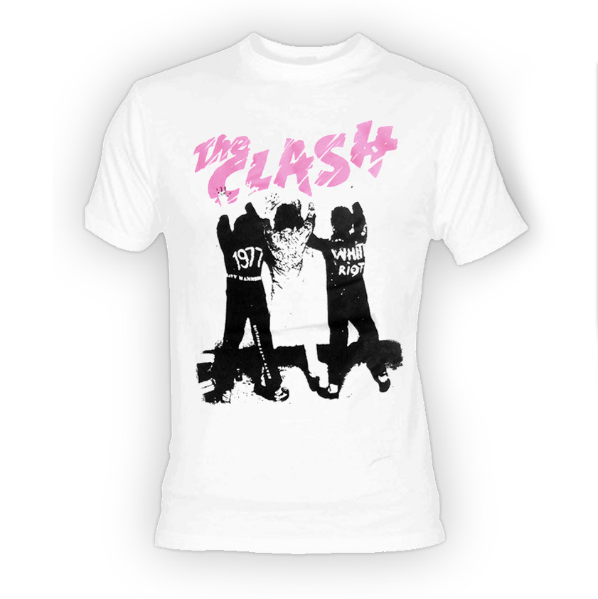 The Clash White Riot White T Shirt