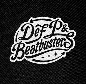Deaf P & Beatbusters Logo 4x4" Printed Patch