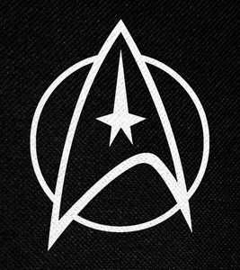 Star Trek Logo 4x4.5" Printed Patch