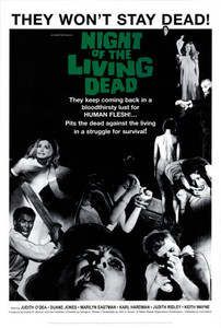 Night of the Living Dead - They Wont Stay 24x36" Poster