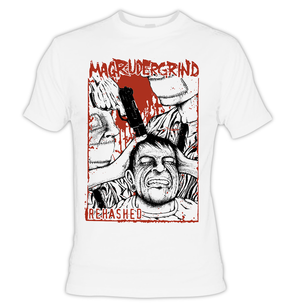 Magrudergrind Rehashed White T-Shirt