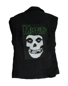 Misfits - Ghoul Green Letters 10.5X13" Sublimated Backpatch