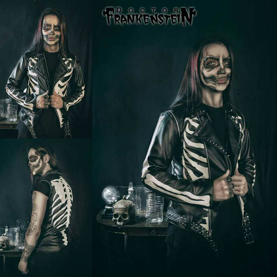 leather jacket skeleton