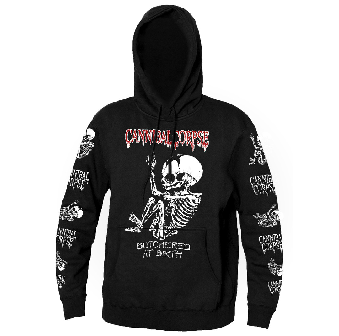 Cannibal Corpse Butchered At Birth Hooded Sweatshirt