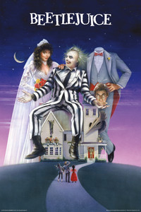Beetlejuice Movie Cover 24x36" Poster