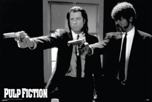 Pulp Fiction - Vincent & Jules 36x24" Poster