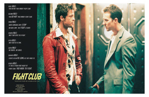 Fight Club Rules 36x24" Poster