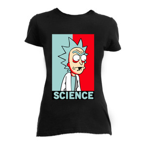 Rick & Morty Science Girls T-Shirt