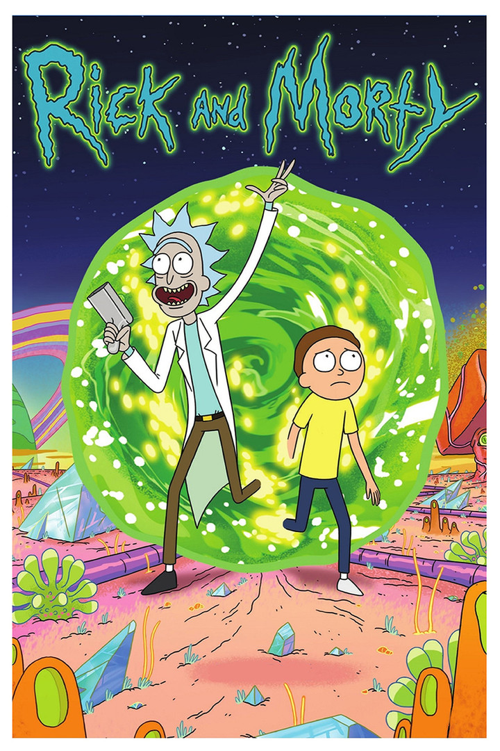Rick & Morty Portal 12x18" Poster