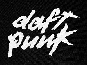 Daft Punk Logo 4x2" Printed Patch