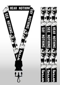 Discharge - Hear Nothing Say Nothing See Nothing Lanyard