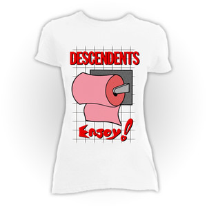 Descendents - Enjoy! White T-Shirt - Nuclear Waste