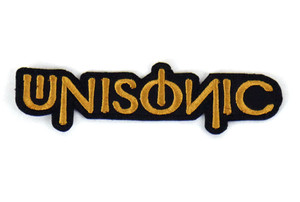Unisonic Gold Logo 5x1" Embroidered Patch