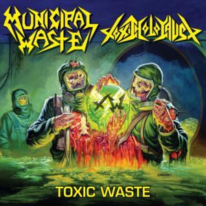 Municipal Waste / Toxic Holocaust - Toxic Waste [Split] 4x4" Color Patch