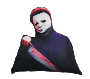 Halloween Movie - Michael Myers with Knife Shaped Throw Pillow