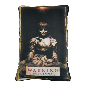 Annabelle Warning Throw Pillow