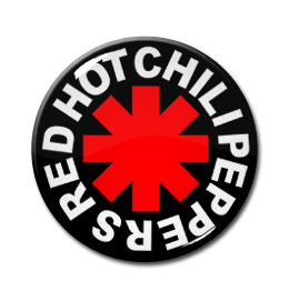 Red Hot Chili Peppers Logo 1.5" Pin