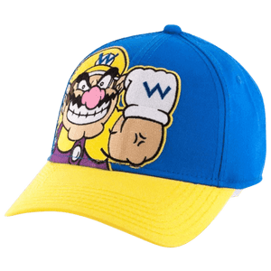 Wario Blue and Yellow Snapback Hat
