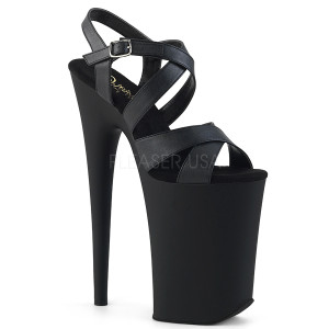 Double Criss-Cross Ankle Strap High Heel Sandals