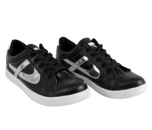 Panam - Black and Urban Silver Low Top Unisex Sneaker