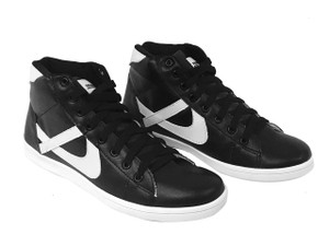 Panam - Black and Urban White Hi Top Unisex Sneaker