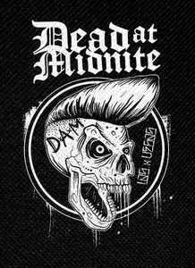 Dead at Midnite Suave Skull 4x5.5" Printed Patch