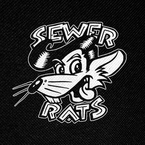 Sewer Rats Rat Logo 4x4" Printed Patch
