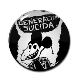 Generacion Suicida - Rat Logo 1" Pin