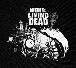 Night of the Living Dead 4.5x4" Printed Patch
