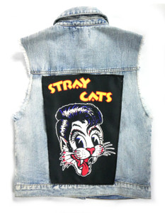 Stray Cats - Logo 13.5x10.5" Color Backpatch