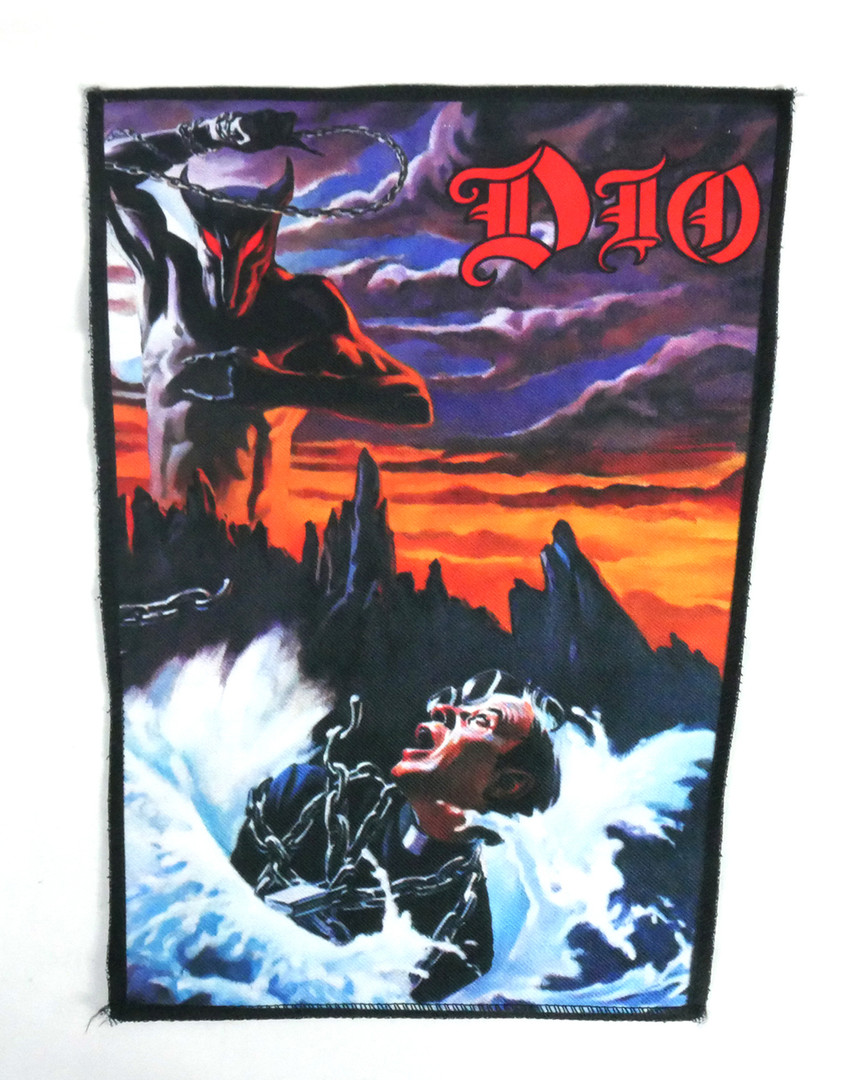 Patch In Gomma DIO Holy Diver - 10x10cm, 100% Poliestere - Foto 6