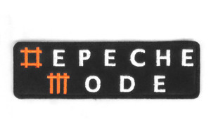 Depeche Mode Orange Initials Logo 5x1.5" Embroidered Patch