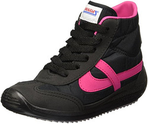 Panam - Black and Fucsia High Top Synthetic Unisex Sneaker