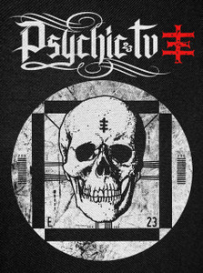 Psychic TV - TV Skull 12x15" Backpatch