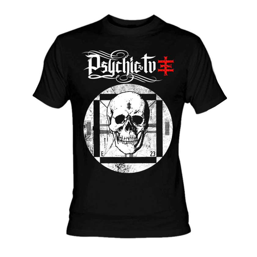 Psychic Tv Skull Tv T Shirt